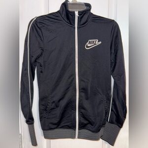 Nike Women’s Black Retro Logo Track Jacket Size S